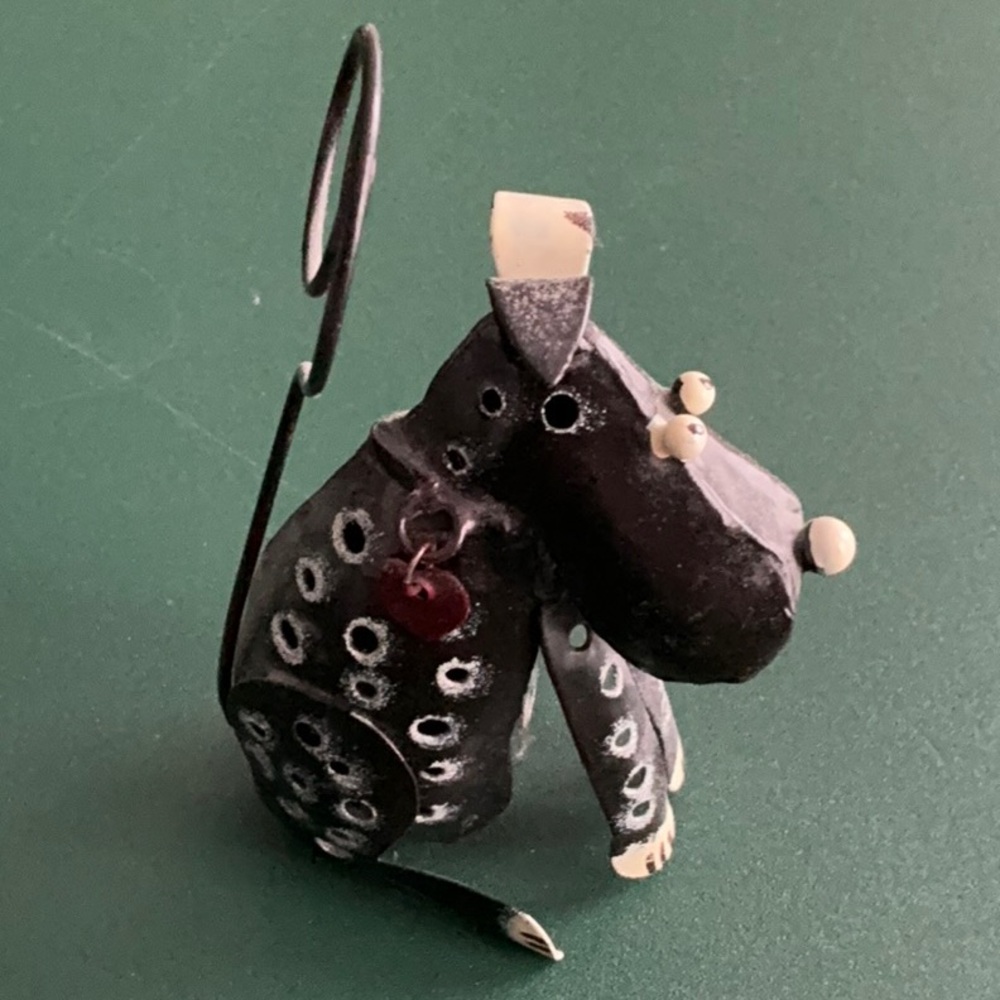 Black And White Dog Picture Holder